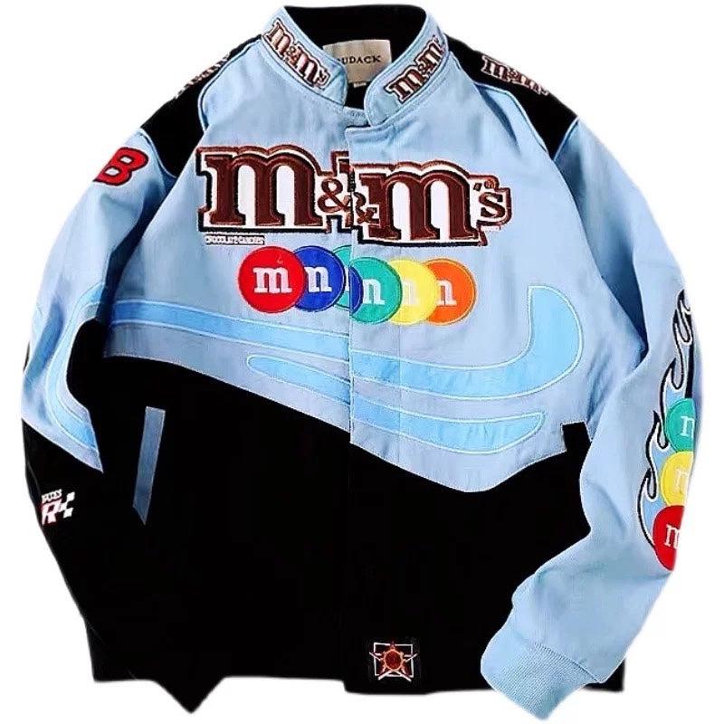 Vintage Racing M&M Blue Chocolate Jacket