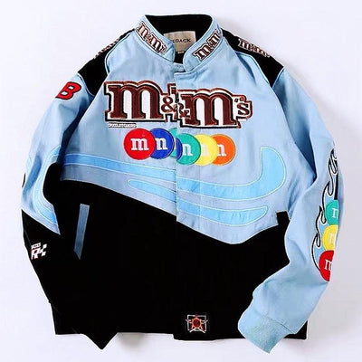 Vintage Racing M&M Blue Chocolate Jacket